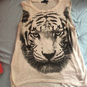 Tiger motif tank
